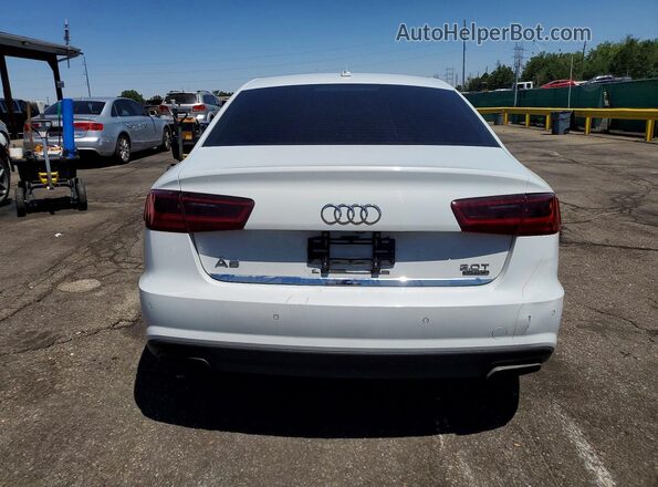 WAUG8AFC2HN066009 2017 AUDI A6 White Вид ззаду