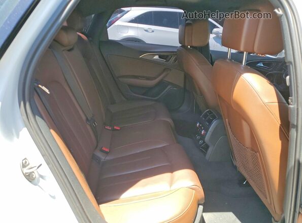 WAUG8AFC2HN066009 2017 AUDI A6 White Вид задніх сидінь