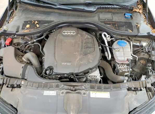 WAUG8AFC2JN009573 2018 AUDI A6 Black Вид задньої частини салону