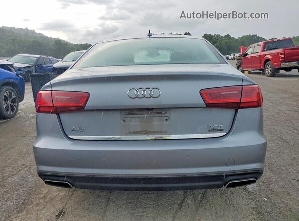WAUG8AFC3JN048785 2018 AUDI A6 Silver უკანა ხედი