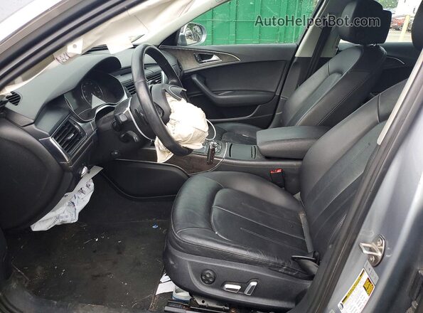 WAUG8AFC3JN048785 2018 AUDI A6 Silver წინა სალონის ხედი