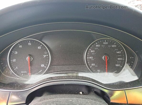WAUG8AFC3JN048785 2018 AUDI A6 Silver ხელსაწყოთა პანელის ხედი