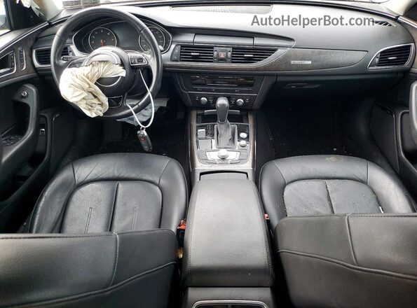 WAUG8AFC3JN048785 2018 AUDI A6 Silver წინა პანელის ხედი