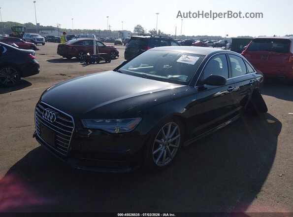 WAUG8AFC4JN072920 2018 AUDI A6 Черный Передняя левая четверть