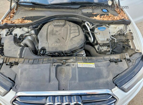 WAUG8AFC5HN123190 2017 AUDI A6 Белый Вид задней части салона
