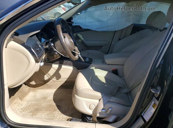 WAUG8AFC5JN024584 2018 AUDI A6 Black Սալոնի դիմացի տեսք