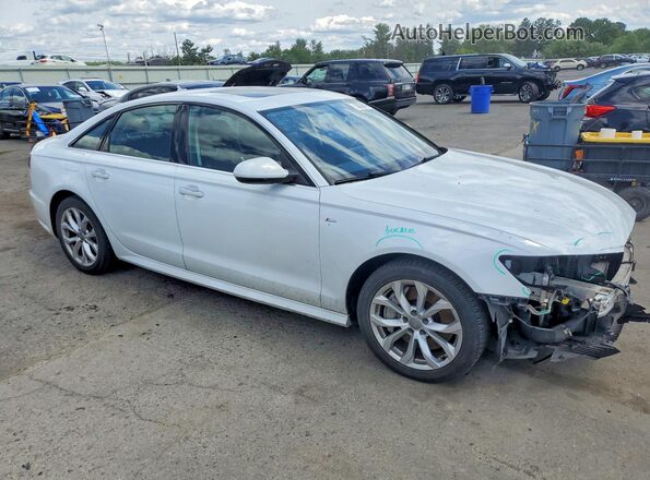 WAUG8AFC5JN056399 2018 AUDI A6 White Przód prawy