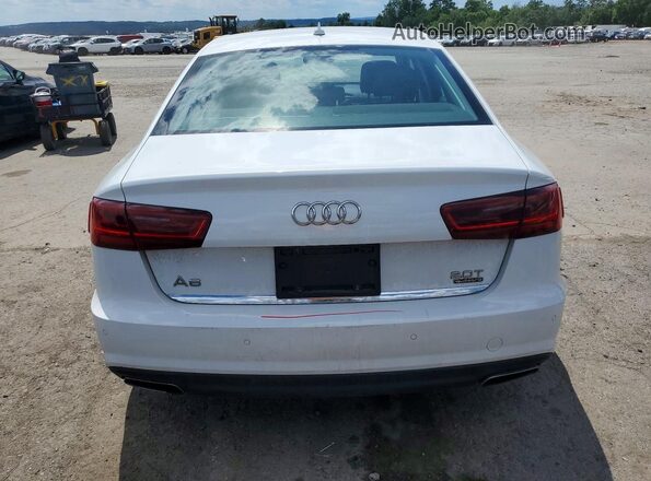 WAUG8AFC5JN056399 2018 AUDI A6 White Widok z tyłu