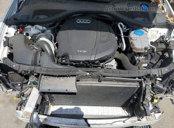 WAUG8AFC5JN056399 2018 AUDI A6 White Widok wnętrza z tyłu