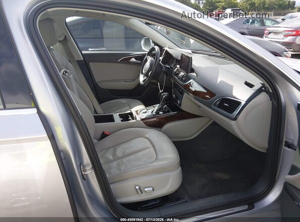 WAUG8AFC5JN095056 2018 AUDI A6 Silver Widok wnętrza z przodu