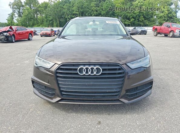 WAUG8AFC8JN013613 2018 AUDI A6 Brown Front view