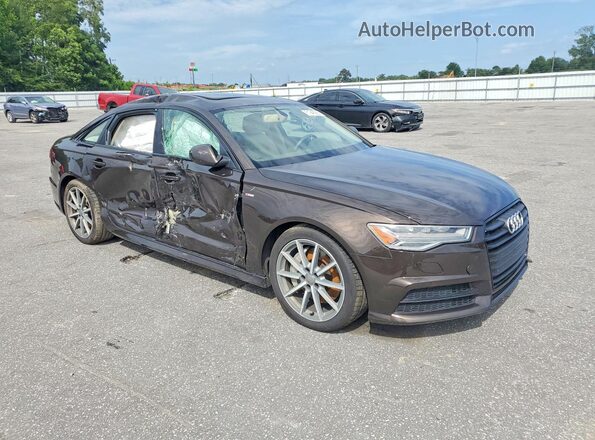 WAUG8AFC8JN013613 2018 AUDI A6 Brown Front right