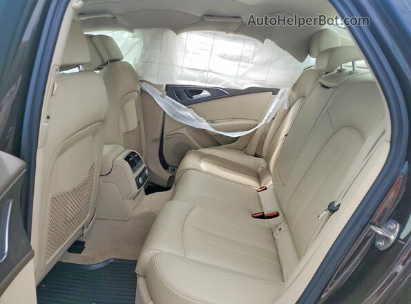WAUG8AFC8JN013613 2018 AUDI A6 Brown Rear seats view
