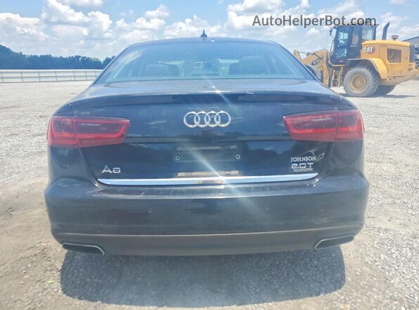 WAUG8AFC9JN041291 2018 AUDI A6 Black Вид ззаду