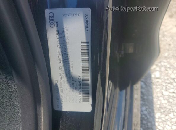 WAUG8AFC9JN041291 2018 AUDI A6 Black Вид підкапотного простору