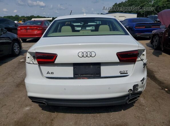 WAUG8AFCXHN025966 2017 AUDI A6 White Rear view