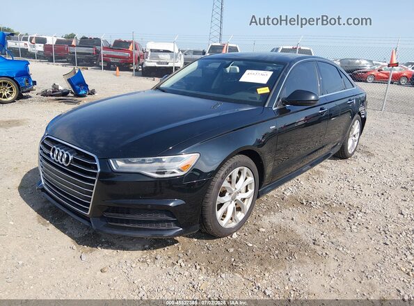 WAUG8BFC3JN007207 2018 AUDI A6 Черный Передняя левая четверть