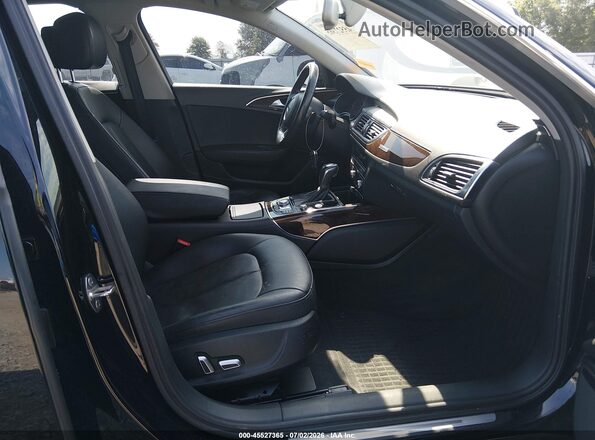 WAUG8BFC3JN007207 2018 AUDI A6 Черный Вид салона спереди