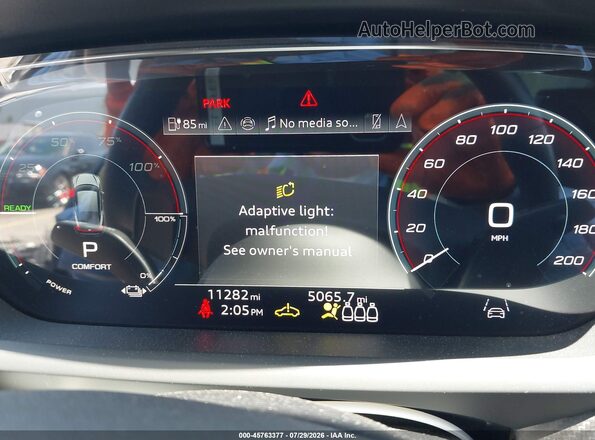 WAUG9BFW6S7001687 2025 AUDI S E-TRON GT Brown Вид задніх сидінь
