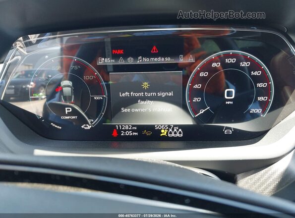 WAUG9BFW6S7001687 2025 AUDI S E-TRON GT Brown 
