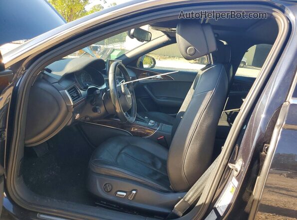 WAUGFAFC0GN006881 2016 AUDI A6 Gray Front interior view