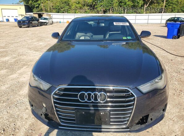 WAUGFAFC0GN006881 2016 AUDI A6 Gray Front view