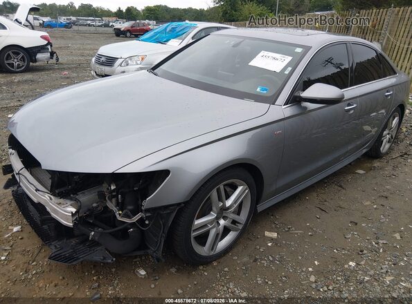 WAUGFAFC0GN128513 2016 AUDI A6 Silver Przód lewy