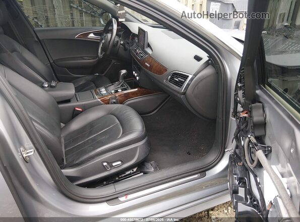 WAUGFAFC0GN128513 2016 AUDI A6 Silver Widok wnętrza z przodu