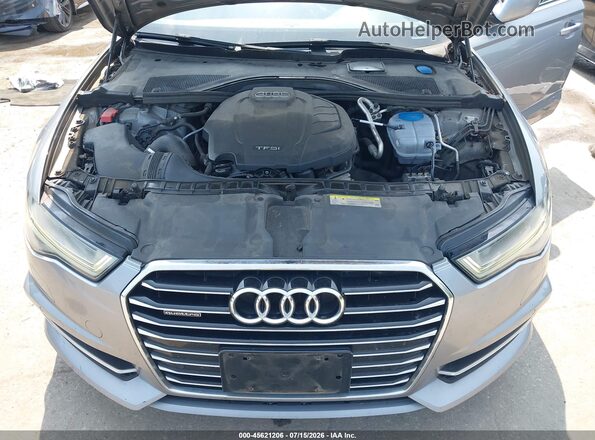 WAUGFAFC1GN013371 2016 AUDI A6 Silver უკანა ხედი
