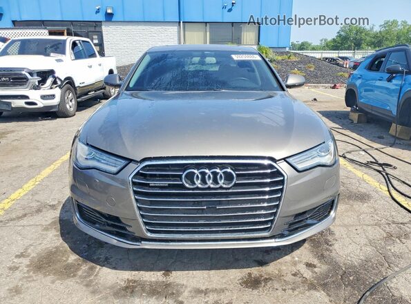 WAUGFAFC1GN114300 2016 AUDI A6 Серебряный Вид спереди