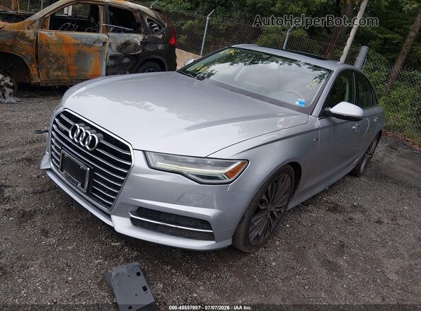 WAUGFAFC1GN127404 2016 AUDI A6 Silver Передня ліва чверть