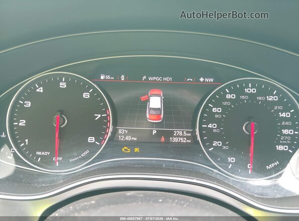 WAUGFAFC1GN127404 2016 AUDI A6 Silver Вид задніх сидінь