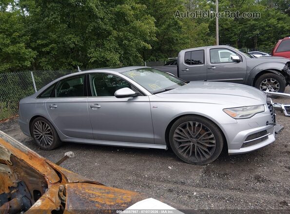WAUGFAFC1GN127404 2016 AUDI A6 Silver Вид задньої частини салону