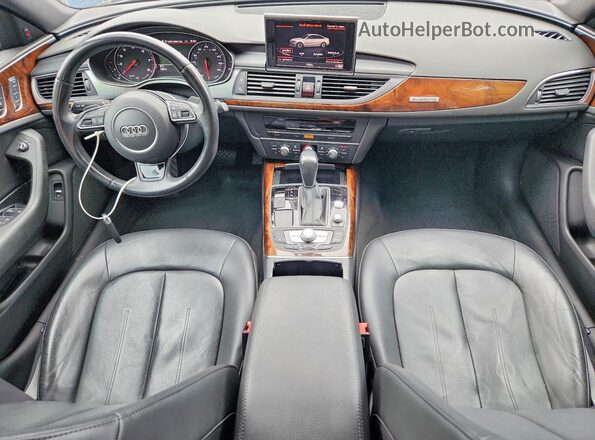 WAUGFAFC2GN080979 2016 AUDI A6 Black Vista del salpicadero