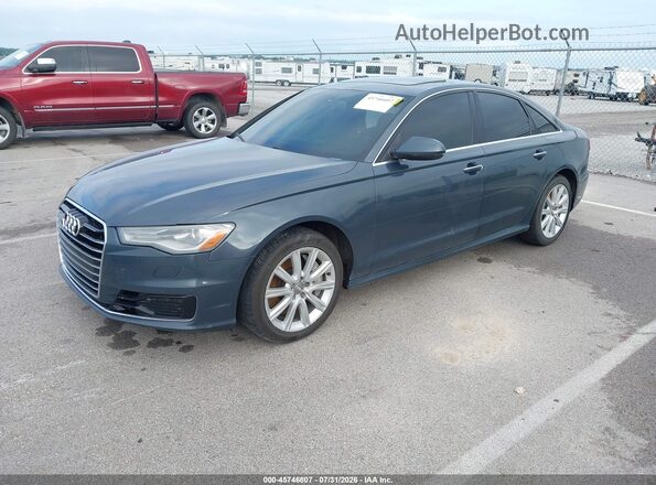 WAUGFAFC3GN021911 2016 AUDI A6 Серый Передняя левая четверть