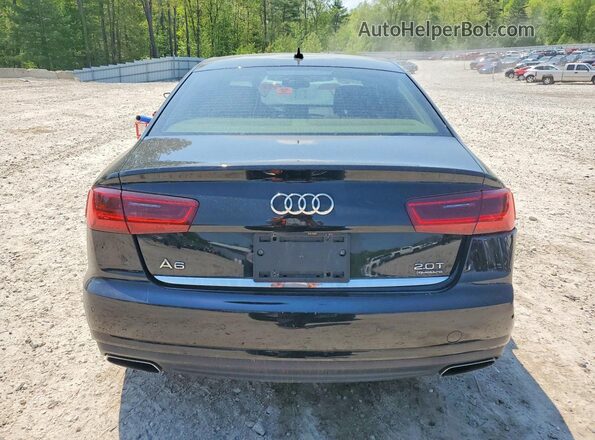 WAUGFAFC3GN046856 2016 AUDI A6 Черный Вид сзади
