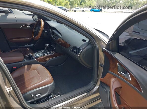 WAUGFAFC4GN007340 2016 AUDI A6 Tan Вид салону спереду