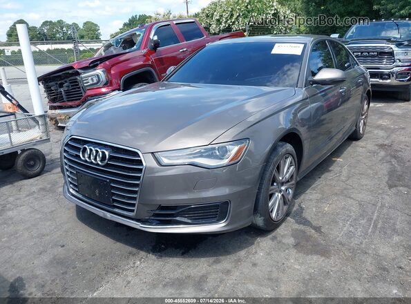 WAUGFAFC4GN007340 2016 AUDI A6 Tan Передня ліва чверть