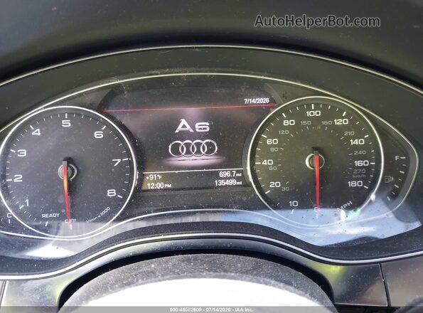 WAUGFAFC4GN007340 2016 AUDI A6 Tan Вид задніх сидінь