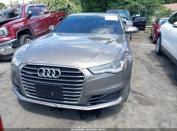 WAUGFAFC4GN007340 2016 AUDI A6 Tan Вид панелі приладів