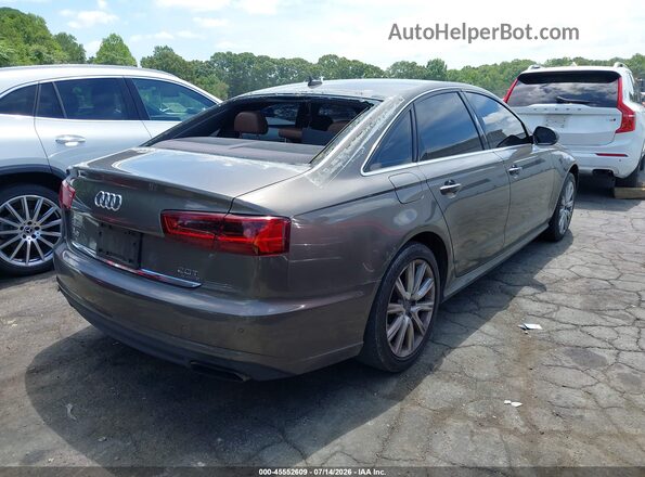 WAUGFAFC4GN007340 2016 AUDI A6 Tan Задня права чверть