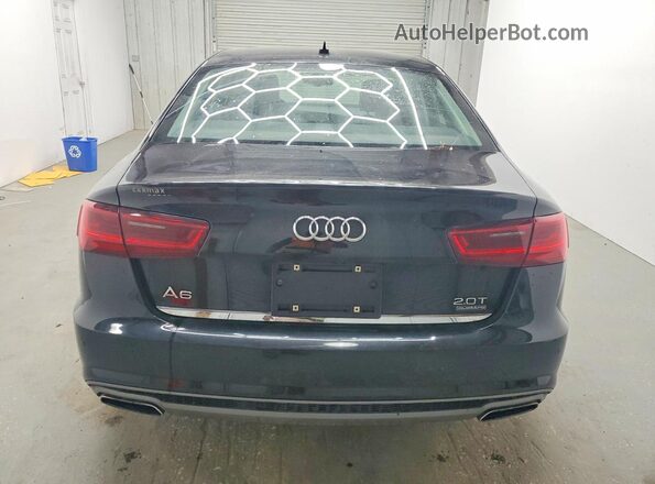 WAUGFAFC4GN058031 2016 AUDI A6 Black Rear view