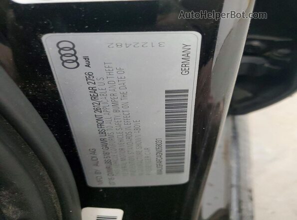 WAUGFAFC4GN058031 2016 AUDI A6 Black Engine compartment view