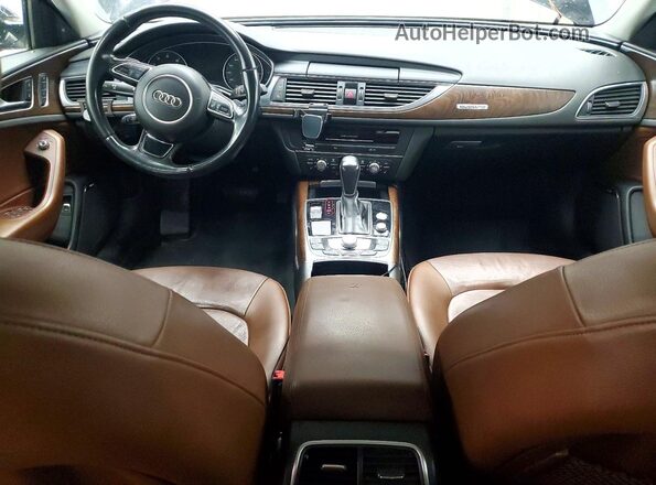 WAUGFAFC4GN058031 2016 AUDI A6 Black Dashboard view