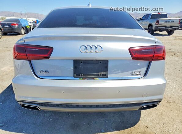 WAUGFAFC4GN157142 2016 AUDI A6 Silver Հետևի տեսք