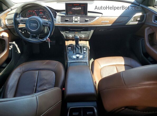 WAUGFAFC4GN157142 2016 AUDI A6 Silver Առջևի վահանակի տեսք