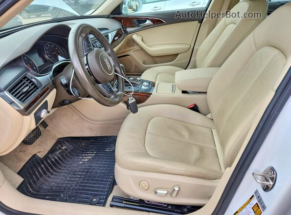 WAUGFAFC4GN162793 2016 AUDI A6 White Vista interior delantera
