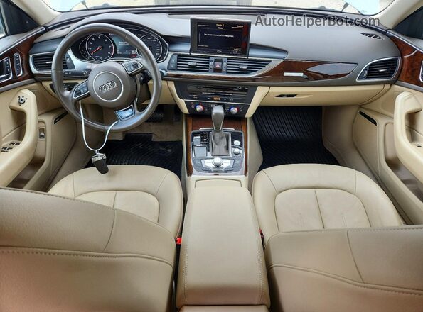 WAUGFAFC4GN162793 2016 AUDI A6 White Vista del salpicadero