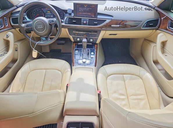 WAUGFAFC5GN011462 2016 AUDI A6 Black Widok deski rozdzielczej
