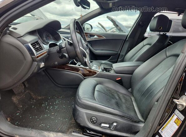 WAUGFAFC5GN060984 2016 AUDI A6 Black Вид салону спереду